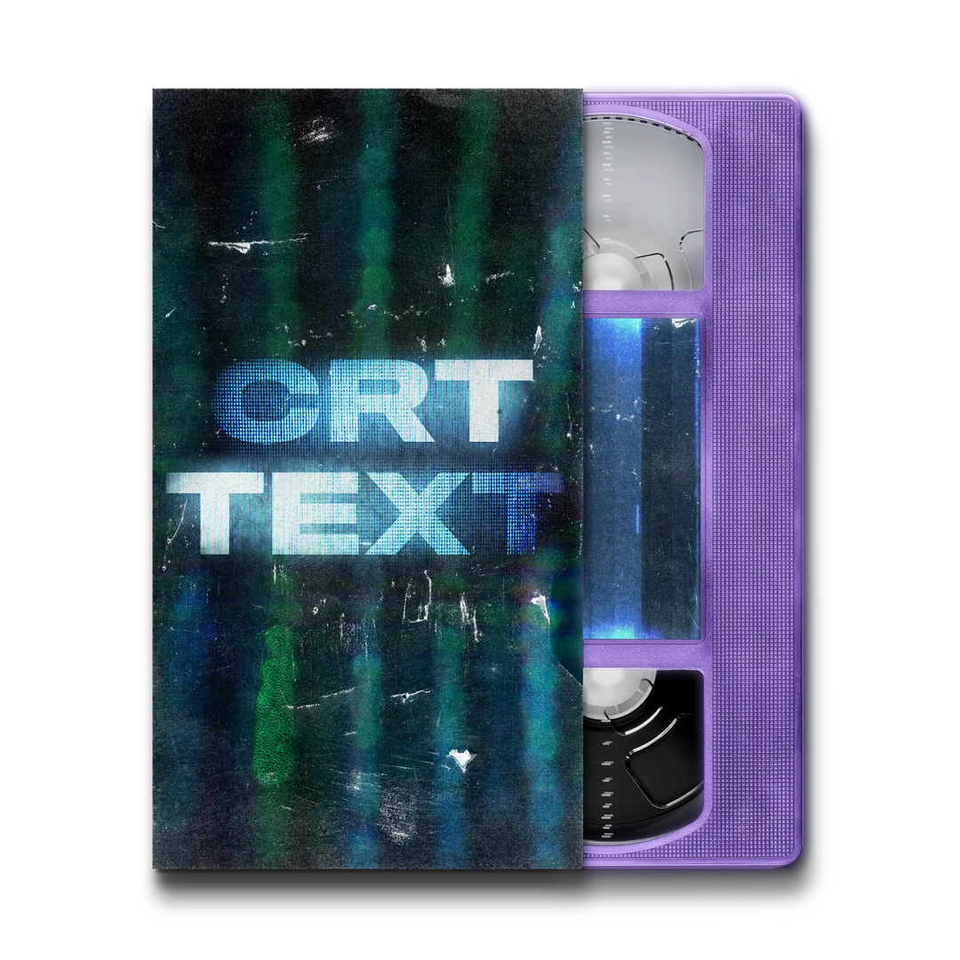 CRT TEXT Tiny Tapes Shop