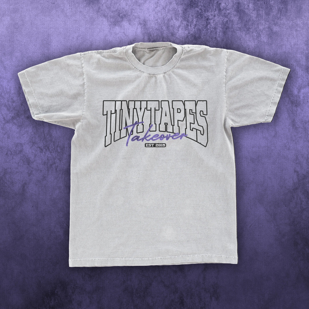 TINY TAPES TAKEOVER TEE WHITE Tiny Tapes