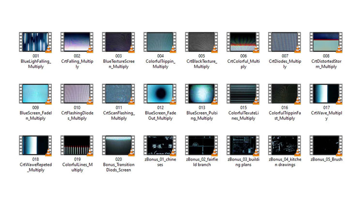 CRT TEXTURES TINY TAPES